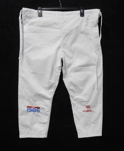 PANTALÓN OFICIAL GRACIE BARRA - BLANCO - ADULTO - TALLA 01 - MUY BONITO - Imagen 1 de 3