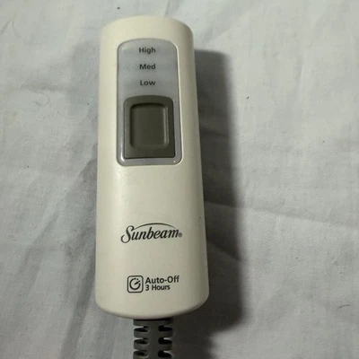 Sunbeam Electric Blanket Heat Controller 3 Prong Power Cord E23623 Style T85A - Image 1 of 4