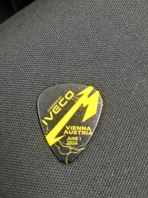 Metallica mediator Vienne 1/06/24 guitar pick M72 tour vienna austria concert - Image 1 of 2