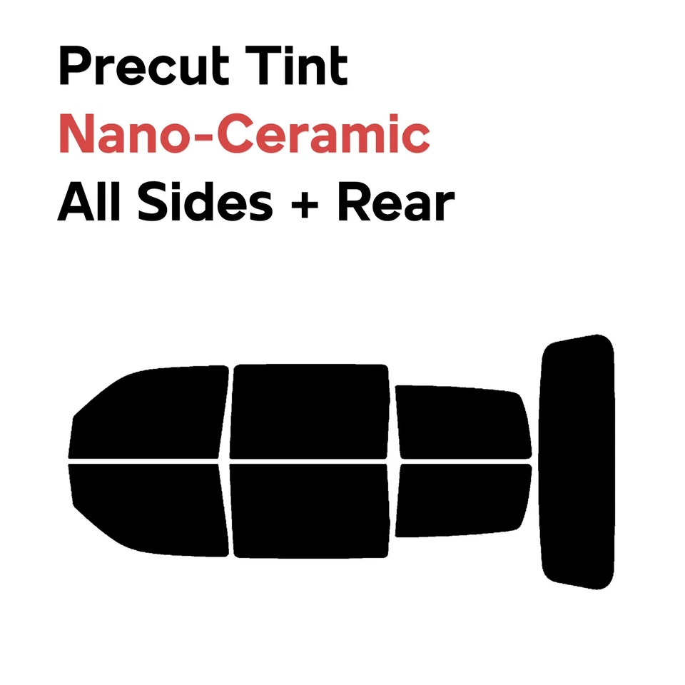 Película de ventana precortada automotriz nano cerámica cualquier % tinte para Dodge Nitro 2007-2011 Foto 1 de 4