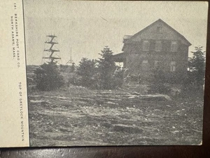 NORTH ADAMS MA - PC foto c1910 - cima del monte Greylock Mountain - Lanesborough - Foto 1 di 4