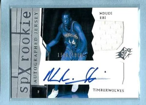 NDUDI EBI - 2003-04 SPx "Rookie - Autographed Jersey" RC #173 - Ser. #1596/1999 - Picture 1 of 1