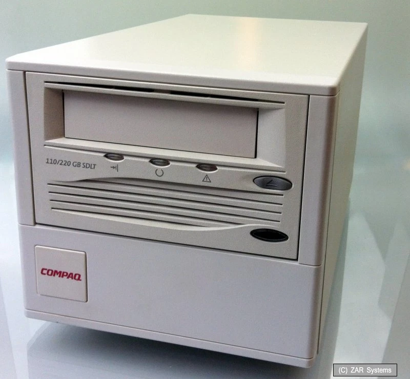 Compaq SDLT 100/200GB Streamer / Tape Drive, extern, SCSI, 215390-002, 100% OK - Bild 1 von 1