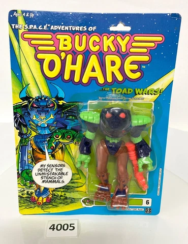 Bucky O'Hare The Toad Wars! TOADBORG Action Figure Vintage 1990 Hasbro Cover