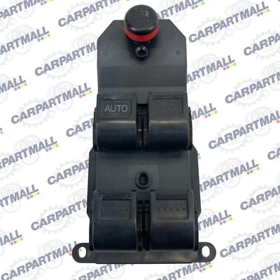Interruptor principal de ventana eléctrica de la puerta delantera izquierda Honda CR-V CRV 2002-2006 FABRICANTE DE EQUIPOS ORIGINALES Foto 1 de 4