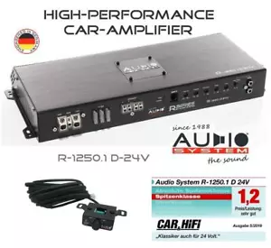 Audio System R-1250.1 D 24V Mono Verstärker 24 Volt mit Fernbedienung für LKW - Bild 1 von 12