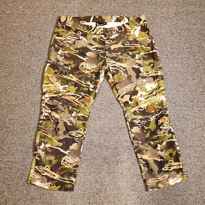 Under Armour Field Ops Pants 42x30 Mens Loose Fits Hunting Camo Cargo Pockets