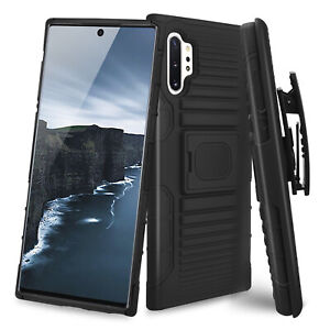 For Samsung Galaxy Note 10+ Plus Case Magnetic Ring Stand Hard Holster Cover