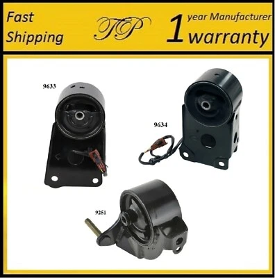 MONTAJE MOTOR DELANTERO Y TRASERO 3 PIEZAS PARA INFINITI I30 2000-2001 3,0 L Foto 1 de 4