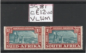 Sudáfrica 1938 Conmemoración Voortrekker 1.1/2d sg 81 MUY BUENA como nuevo - Imagen 1 de 2