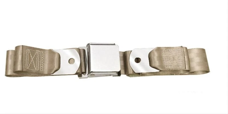 Cinturón de seguridad Chevy 1955-57 tostado calidad conductor delantero/trasero, cada uno Foto 1 de 1