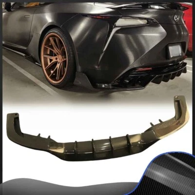 Real Carbon Fiber Rear Diffsuer Fits For Lexus LC500 LC500H Body Kit Rear Lip - Imagen 1 de 4