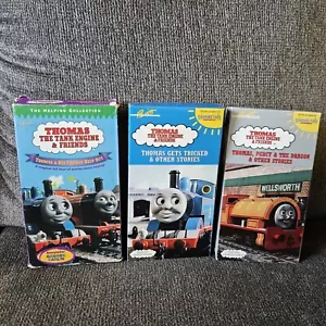 Vintage Thomas The Tank Engine And Friends VHS Lot Of 3 - Thomas Gets Tricked - Picture 1 of 14