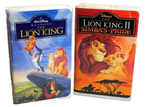 Lot of Two The Lion King (#2977 Rare) Simba's Pride (8804) (VHS, Walt Disney) - Picture 1 of 2