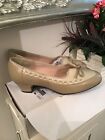 LADIES LEATHER SHOES ,SMALL HEEL, NEVER BEEN WORN STILL BOXED SIZE 6.5E