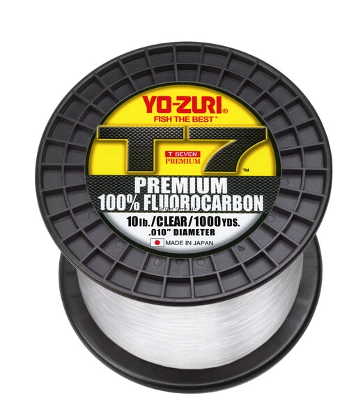 Yo-Zuri T-7 Premium Fluorocarbon Line (6lb-25lb, 1000yd, Clear) - Image 1 of 1