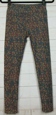 Женские леггинсы Lularoe один размер OS многоцветные с цветочным рисунком новые - Изображение 1 из 3