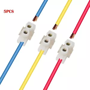 5PCS 12-Position Dual Row Terminal Block 10A 380V Electric Barrier Strip - Picture 1 of 5