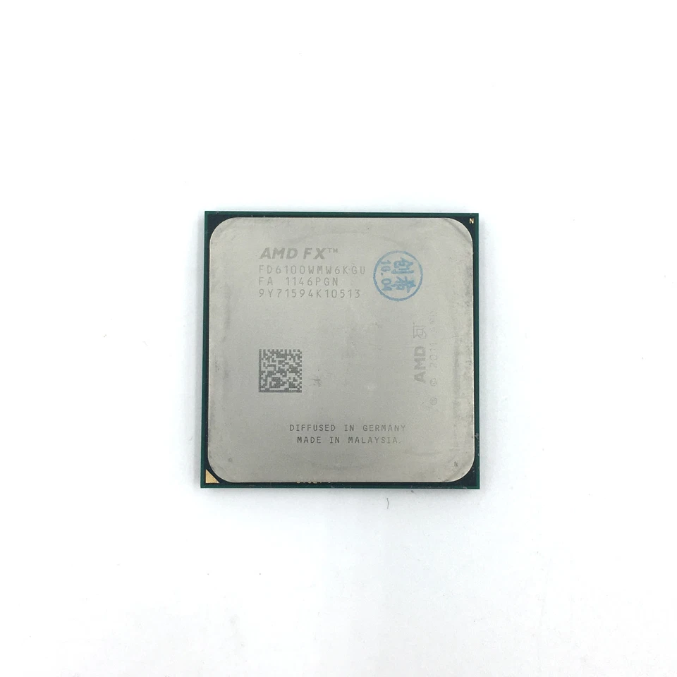AMD FX-Series FX-6100 FD6100WMW6KGU Six Core CPU 3.3GHz Socket AM3+ Processor - Image 1 of 1
