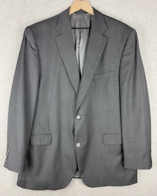 Chaqueta Abrigo Deportivo Jack Victor Para Hombre 46L Gris Lana Super 110 Tejida Italia Foto 1 de 4