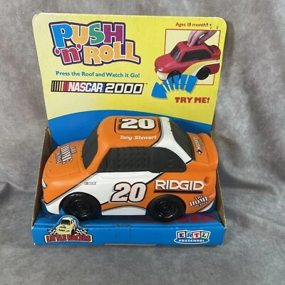 Nuevo Ertl Little Racers Tony Stewart Push And Pull Car Nascar 2000 De colección Raro Foto 1 de 4
