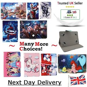 7" 8" 9.7" 10 inch Kids Case Cover PU Leather For Android Tablet PC New Stand Up