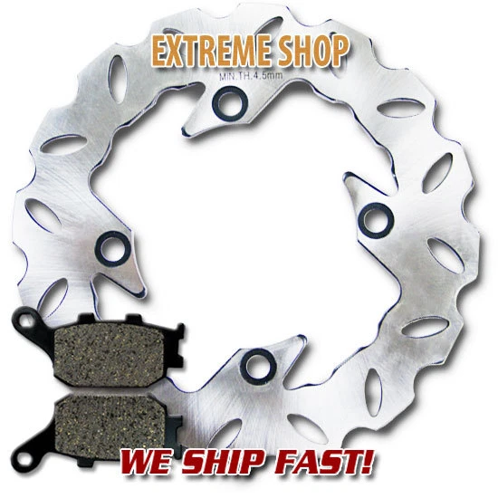 Rotor de freno trasero Honda + pastillas CBR 929 RR (00-01) CBR 954 RR (02-03) CBR 1000 RR (04-05) Foto 1 de 2