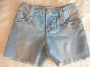 Mädchen Xhilaration patriotische Americana Jeansshorts verstellbare Taille Größe 4-5 - Bild 1 von 10