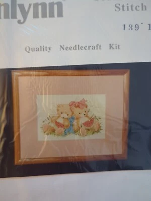 Janlynn, '89, #139 18, punto de cruz contado, tema de oso, nuevo en paquete, EE. UU. Foto 1 de 4