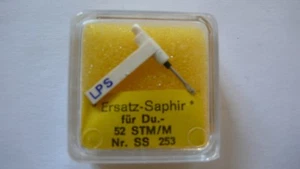 Original Needle,Tonacord Spare Needle Sapphire for Du 52 Stm / M No. Ss 253,New - Picture 1 of 1