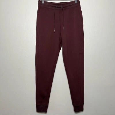 Pantalones de chándal Jil Sander x Uniqlo para mujer pequeños marrón borgoña para correr salón Foto 1 de 4