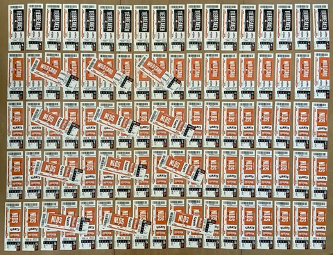 LOT of 100 - WASHINGTON NATIONALS @ SAN FRANCISCO GIANTS 2014 NLDS FULL TICKETS Cover