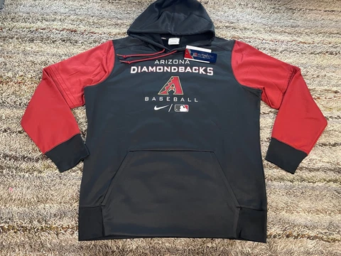 Nike Therma-Fit MLB Arizona Diamondbacks Baseball Hoodie Sweatshirt Mens L $80 Cover