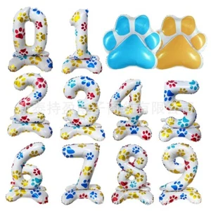 Paw 16'' Age Number Kids Cartoon Air Balloon Foil Paw Patrol Party Decoration UK - Picture 1 of 16