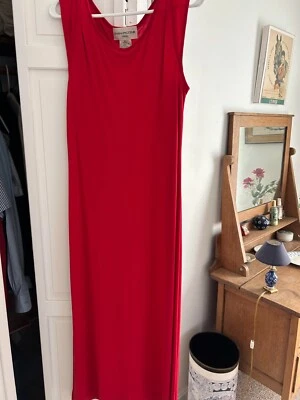 Vestido largo rojo Evan Picone XL Foto 1 de 4