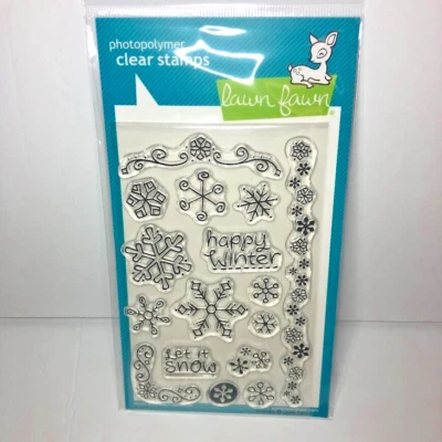 Juego de estampillas Lawn Fawn Frosties - NUEVO Foto 1 de 4