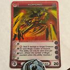 Chaotic Card Kopond Super Rare Underworld - MAX W, Mid Energy - PLAYED SEE PICS