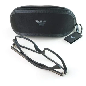 EMPORIO ARMANI eyeglasses MATT BLACK SQUARE glasses frame MOD: EA 3038 5063 - Picture 1 of 13