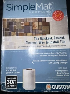 Custom Building Products Tile Setting Mat 9" W x 3.33' L x 5 mm White (30-Sq-Ft) - Picture 1 of 4