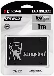 "Nueva unidad de estado sólido Kingston KC600 1 TB - 2,5" interna - SATA [SATA/600] - Imagen 1 de 1
