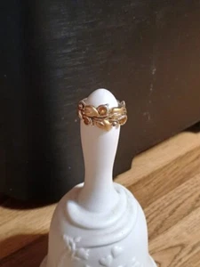 Barbara Bixby size 7, 18k gold and silver ring with velvet box and ring bag.   - Picture 1 of 16