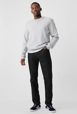 GAP DENIM JEANS 33x32  Straight Taper Mid Rise, Straight Thigh Tapered Leg- NEW - Image 1 of 4