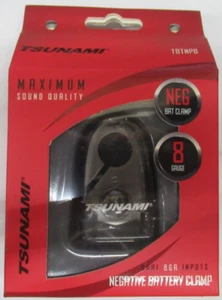 TSUNAMI TBTNPB DUAL 8GA INPUTS NEGATIVE BATTERY CLAMP - Picture 1 of 3