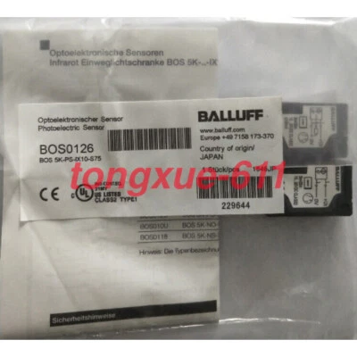 ONE New balluff BOS 5K-PS-IX10-S75 photoelectric sensor Via FedEx or DHL - Image 1 of 4