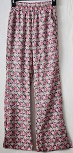 NWT CIDER Women's Flare Leg Pants Floral XS High Waist Casual Pants - Picture 1 of 8