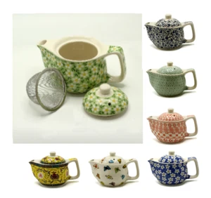 Small Teapot Ceramic Stunning Herbal Designs House Warming Kitchen Tea - Picture 1 of 16