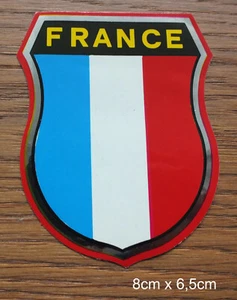 Sticker Aufkleber France Frankreich Wappen Flagge 80er Jahre - Bild 1 von 1