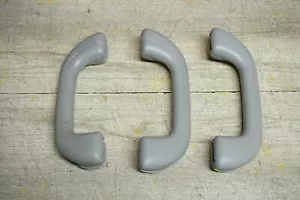GRAY 2013-2015 KIA OPTIMA FRONT & REAR INTERIOR ROOF GRAB HANDLE SET OF 3 OEM - Picture 1 of 6