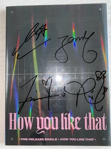 BLACKPINK [HOW YOU LIKE THAT] Autographed Signed Album - Picture 1 of 2