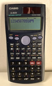 Casio Calculadora Científica FX-85ES Pantalla Natural Dos Vías Potencia Probada Sin Estuche - Imagen 1 de 7